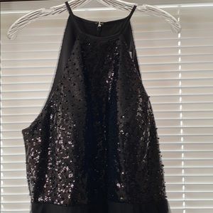 Black bridesmaid dress